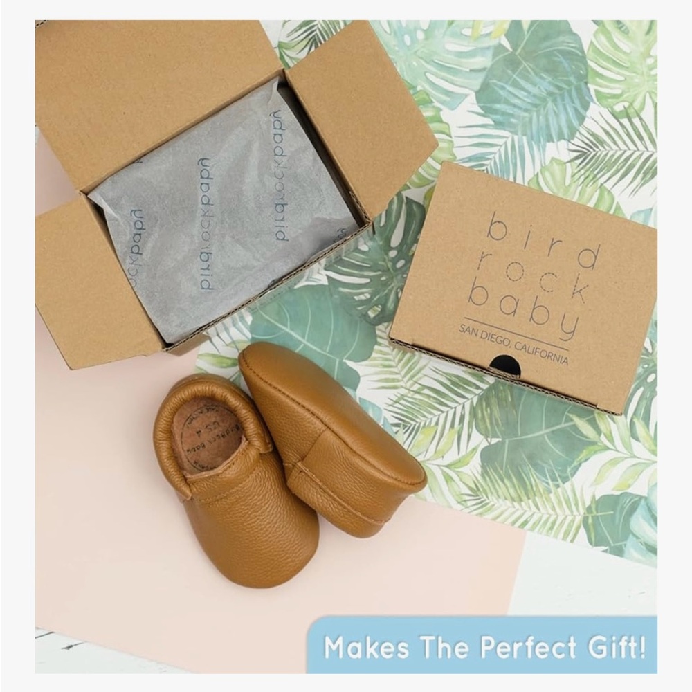 BirdRock Baby Fringeless Moccasins